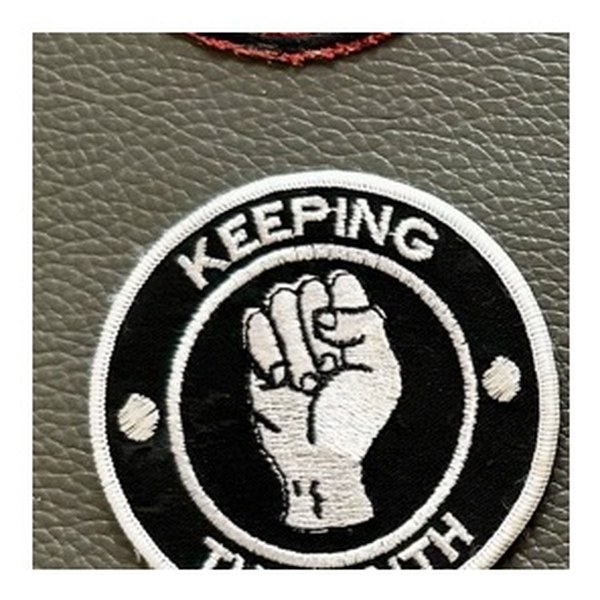 KEEPING THE FAITH badge