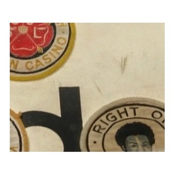 RIGHT ON J.J. BARNES badge
