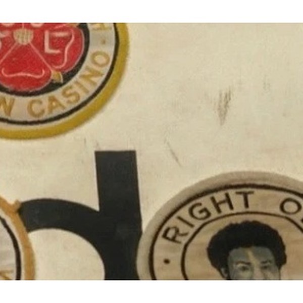 RIGHT ON J.J. BARNES badge